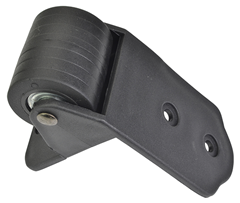 2 x 40mm Wheels For Cabinets Impact Plastic, With Rubber Wheels 50kg Per Pair